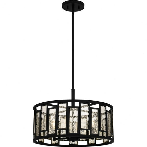 Quoizel Pendant 4-Light Pendant in Matte Black