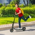 thumbnail image 2 of Soozier Folding Electric Scooter with Lights, Speed 25km/h, 35km Range, 2 of 10