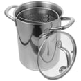 thumbnail image 1 of EXHUMKY Stainless Steel Fry Pot With Basket For Christmas 1Set, 1 of 7