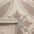 thumbnail image 4 of Safavieh Courtyard Rose Geometric Indoor/Outdoor Area Rug, Beige/Dark Beige, 5'3" x 7'7", 4 of 7