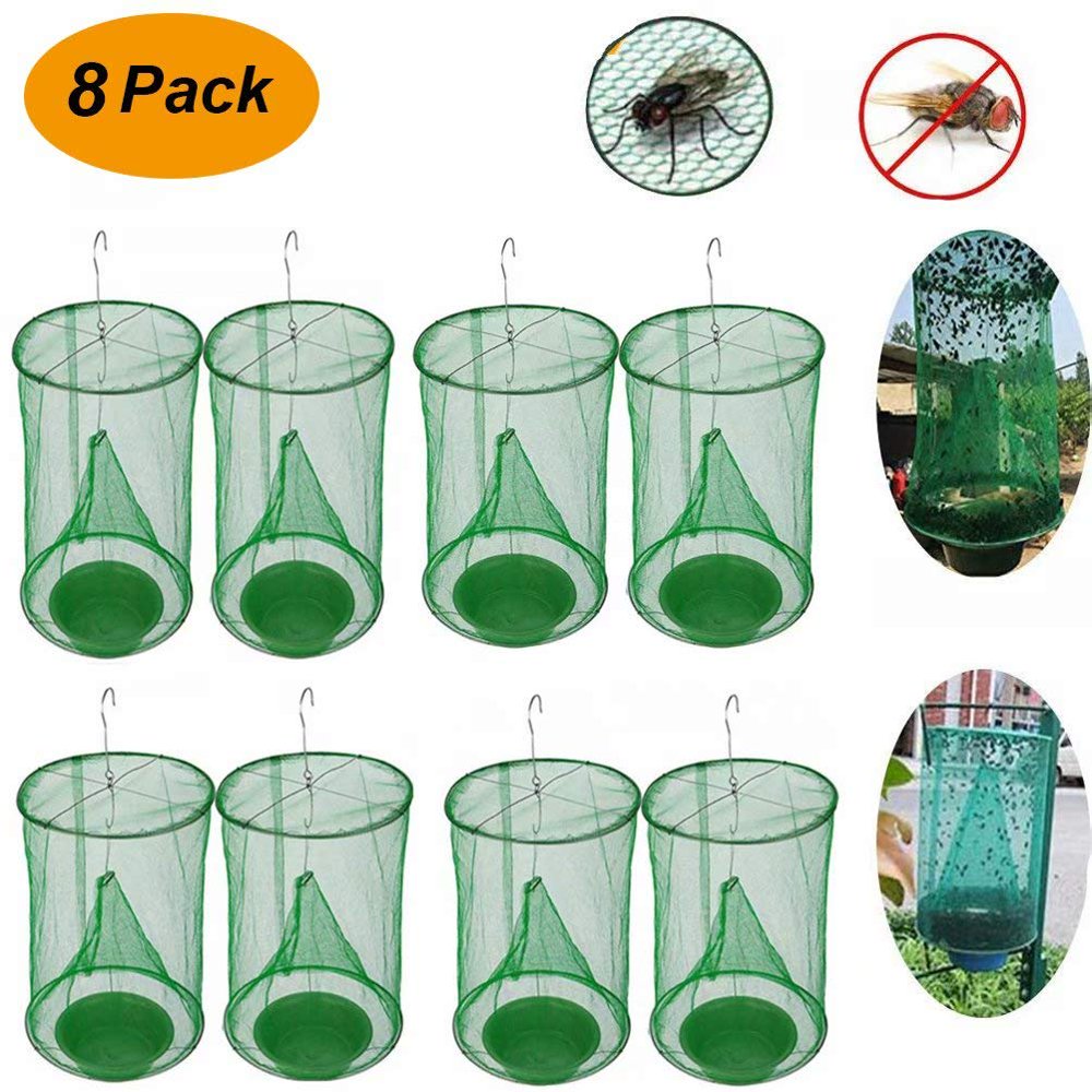 Fysho Fly Trap Flay Catcher,Ranch Fly Trap,Flies Trap Catcher Cage for