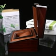 thumbnail image 3 of Luxury Wood Single Slot Watch Storage Organizer Display w/ Removable Cushion, 3 of 6