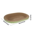 thumbnail image 3 of Extra Thick Cat Scratcher Bed Combo 3-in-1 Toy 18.9x12.6x3.5 Inch Corrugated Paper for Clawing Resting（Green-M）, 3 of 6