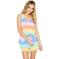 thumbnail image 6 of Women's Pajamas Set Sleeveless Striped Tank Tops and Shorts Pj Set Female Summer Loungewear, 6 of 9