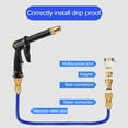 thumbnail image 4 of UNLLLL High Pressure Car Wash Water Spray, Garden Tool with 3 Connector 1 Foam Pot, Portable Hose Nozzle, for Cleaning Cars, Walls, Windowsand Hand Watering Plants, 4 of 9