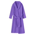 thumbnail image 4 of HBFAGFB Mens Bathrobe Coral Velvet Couple Thickened Long Nightgown Comfort Robe Homewear Purple Size M, 4 of 4