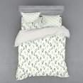 thumbnail image 2 of Ambesonne Green Bedding Set 3 Pcs, Tea Leaves Faded Colors, Twin, Green Army Green, 2 of 3