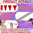 thumbnail image 3 of WM25 8 Pcs Acrylic Pouring Paint Supplies, Stainless Steel Straw Blow Nozzles Set Fluid Art T, 3 of 5