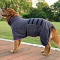 thumbnail image 3 of Dog Microfiber Absorbent Adjustable Size Tory Bathrobe Pet Quick Drying Moisture, 3 of 9