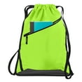 thumbnail image 4 of Yellow Rooster Unisex Zip-It Cinch Pack Lime Shock/ Black, 4 of 4