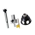 thumbnail image 4 of DYNWAVECA Workbench Hole Drill Bit and Punch Set Table Hole Trimmer Easily Install Professional Accessory Polished Finish Tool 20x90mm Drill Bit, 4 of 6