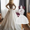thumbnail image 2 of BESTONZON Underskirt for Women Lolita Skirt White 1Pcs, 2 of 6