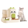 thumbnail image 5 of Koiauber Cat Dog Feeder Water Dispenser 1.8L Food Feeder 0.8L Water Dispenser with Sealed Lid Small Pet Feeder Bowl for Cats And Small Dogs, 5 of 8