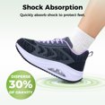 thumbnail image 6 of AOV Womens Arch Support Walking Shoes Plantar Fasciitis Fashion Sneakers Tennis Shoes for Foot Pain Relief, US Size 6, 6 of 8