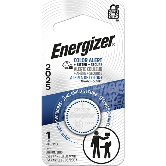 Energizer 2025 Batteries (1 Pack), 3V Lithium Coin Batteries