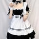 thumbnail image 5 of Women' French Maid Cosplay Costume, Anime Maid Outfit Halloween, Set Including Dress, Headwear, Apron, , , S S 1 Yinane Disfraz de sirvienta, 5 of 8