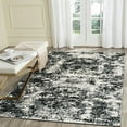 thumbnail image 4 of Ox Bay Aura 5'2" x 7'2" White/Black Abstract Performance Adult Indoor Area Rug, 4 of 9