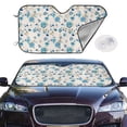 thumbnail image 2 of Haiem Rose Flowers Car Windshield Sun Shade - Blocks UV Rays Sun Visor Protector, Sunshade to Keep Your Vehicle Cool, Universal Fit SUV Van Sedan-Small, 2 of 7