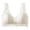 White, variant on Zpanxa Seamless Bras for Women Wireless Full Coverage Lace Push-up Breathable Wide Straps Everyday Bra Green 40BC