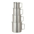 thumbnail image 6 of AOOOWER Stainless Steel Outdoor Camping Cup Portable Foldable Handle Leak-Proof Hiking, 6 of 13