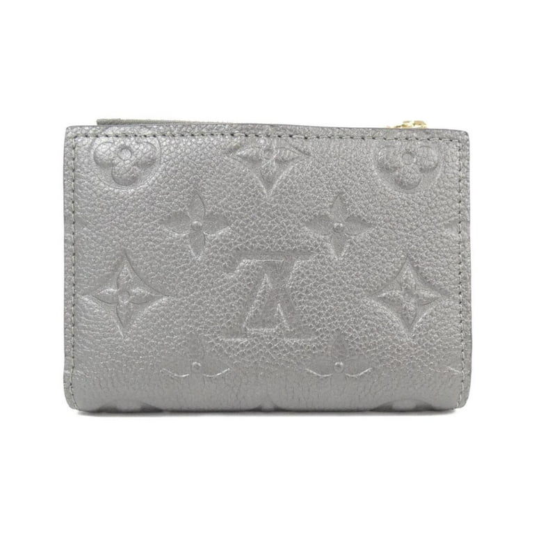 Louis Vuitton Monogram Empreinte 財布 Louis Vuitton Black Monogram Empreinte Leather Compact Lisa