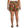 thumbnail image 4 of Terra & Sky Women's Plus Size Pleated Pull-On Shorts, 4 of 6