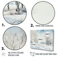 thumbnail image 3 of Designart "Winter'S Minimalist Canvas I" Snow Floater Framed Canvas Prints, 3 of 5