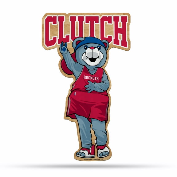Rockets Shape Cut Mascot Pennant With Header Card