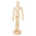 thumbnail image 2 of Modelo de Hombre de Madera ANGGREK Dibujo de Arte de Marionetas con Extremidades Móviles 8 Pulgadas, 2 of 7