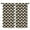 Black Beige Chevron, variant on Blackout Kids Curtains,Black White Geometric Checkered Pattern Childrens Insulated Curtains Set Of 2,Bedroom Essentials,Toddler Room Decor 42"x54"