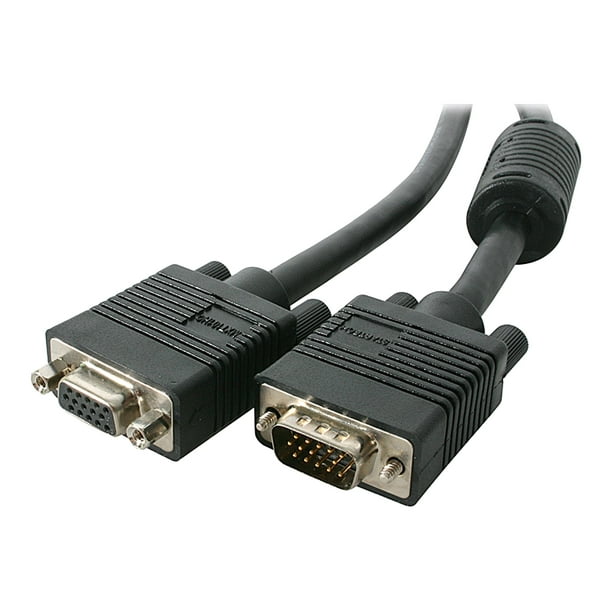 StarTech 6ft Coax High Resolution VGA Monitor Extension Cable HD15 M