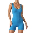 thumbnail image 4 of Rompers AURUZA Workout, sin costuras, para yoga, acanalado, para mujer, talla S, 4 of 7