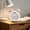 D, variant on HAJAGP Blue Retro Metal Alarm, Silent Non-Ticking Twin Bells Bedside Clock with Loud Ring, Soft Night Light for Heavy Sleepers Students Adults