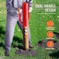 thumbnail image 3 of Fence Post Driver VEVOR, 14 libras, acero al carbono de alta resistencia, rojo, 3 of 9