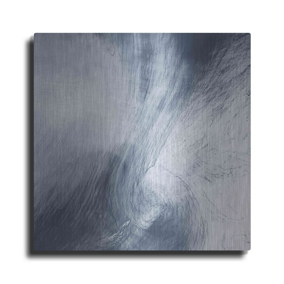 Luxe Metal Art 'Earth as Art: Whirlpool Clouds' Metal Wall Art, 36"x36"