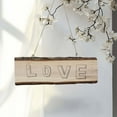 thumbnail image 2 of Efavormart 2 Pack 11"x4" Natural Hanging DIY Wood Sign Rectangle Wood Plaques Table Centerpiece, 2 of 11