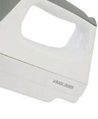 Black & Decker MX1500W 5-Speed Lightweight Hand Mixer, White 