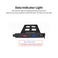 thumbnail image 2 of OImaster 2.5-inch PCI SATA HDD/SSD Enclosure - Full Metal Case with Key Lock Security, LED Data Indicator, 6Gbps Transfer Rate, Supports 7.0/9.5mm Drives, Built-in, 2 of 6