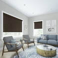 thumbnail image 2 of LEVOLOR Custom Horizons 10 Collection, Cordless Solar Shade, Brown, 61 7/8" Width x 72" Length, 2 of 8