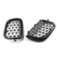 thumbnail image 3 of Amdohai Car Front Grille Grill Mesh Net Trim Strip Cover Double Line Replacement for BMW X3 X4 F25 F26 2014-2017, 3 of 8