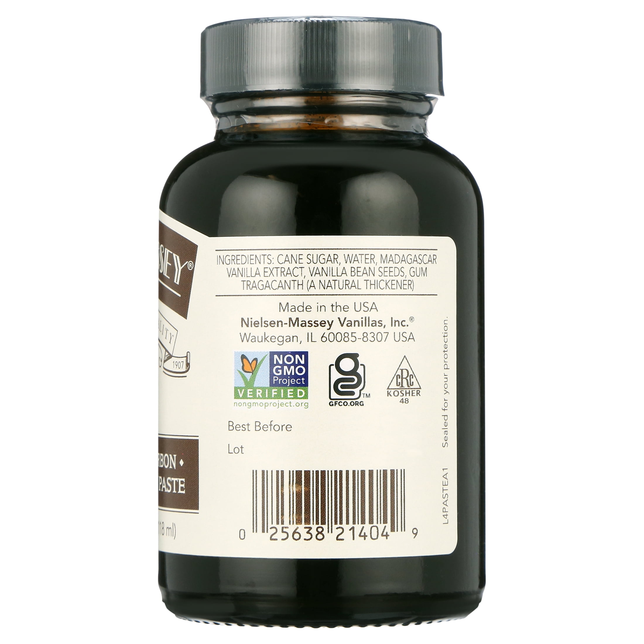 Nielsen-Massey Madagascar Pure Bourbon Vanilla Bean Paste, 4 fl oz.