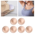 thumbnail image 3 of 3 pares de insertos de almohadillas para sujetador, copas deportivas cómodas y redondas con efecto push up, realzadores de pecho Piel, 3 of 9