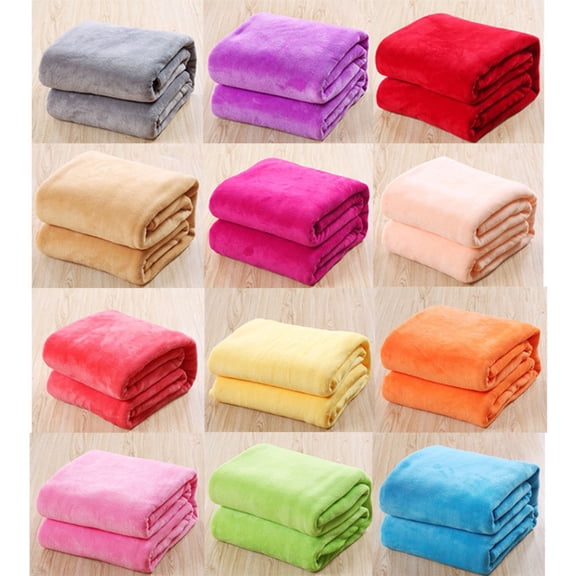 HONMEET Lightweight Grey Fleece Throw Blanket with Decorative Stitching for Cozy Warmth and Comfort