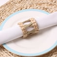 thumbnail image 2 of ENJOYW Natural Napkin Holder Eco-friendly Exquisite Plant Extracts Handmade Napkin Ring for Kitchen Napkin Ring, 2 of 7