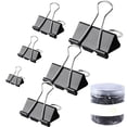 thumbnail image 1 of Abrazadera Para Carpetas De 120 Uds., Resistente Al Óxido, Abrazadera De Papel Resistente, Clip De Metal Compacto, Clip De Papel Portátil Duradero Con Caja De Almacenamiento Speravity EL010923-00, 1 of 5