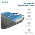 thumbnail image 5 of Bariatric Wheelchair Seat Cushion with Gel Infused Memory Foam - 22" x 18" x 3" - Orthopedic, Coccyx, Tailbone Support - High Resilience for Positioning and Stability - Prevents Pressure Sores, 5 of 6