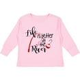 thumbnail image 3 of Inktastic Life is Better at the River Fishing Pole with Bobber Boys or Girls Long Sleeve Toddler T-Shirt, 3 of 5