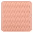 thumbnail image 1 of Alfombrilla de silicona para secar platos MicoYang Pink resistente al calor, 1 of 9