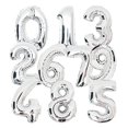 thumbnail image 3 of 32 Pulgadas Grandes De Helio Número Globo De Aluminio Decoración De Cumpleaños Número 0-9 Yuyangstore  Conjunto de globos de números, 3 of 8