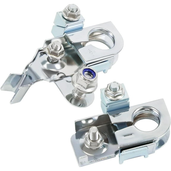 Positive and Negative Battery Terminal Clamp Compatible with Ford F150 2011-2014 Replace BT4Z-14450-AA BT4Z-14450-BA